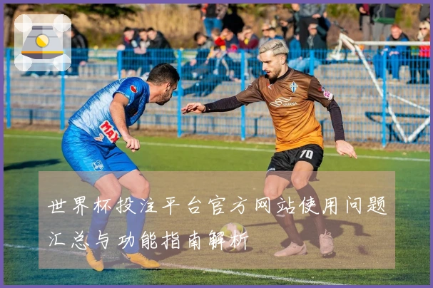 世界杯投注平台官方网站使用问题汇总与功能指南解析